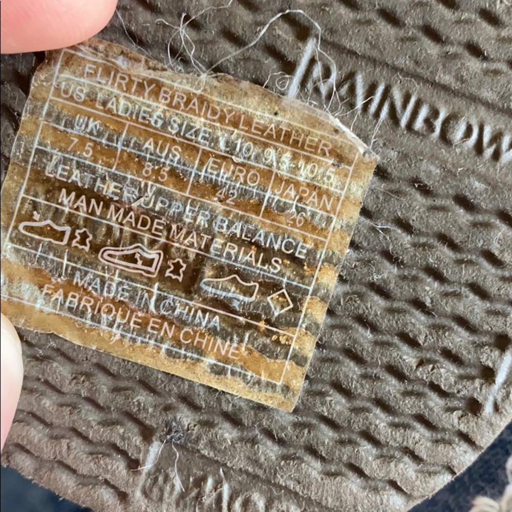 Flirty braids leather RAINBOW sandals - Picture 2 of 5